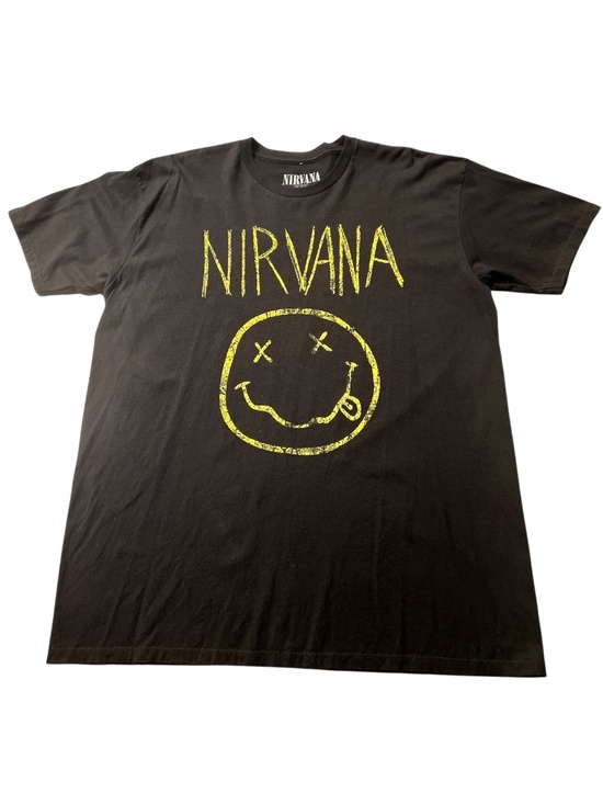 2015 Nirvana Chalk Smile Grunge Rock Licenced Band T Shirt XL - Picture 3 of 4